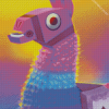 Llama Fortnite diamond painting