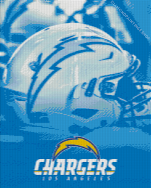 Los Angeles Chargers Poster diamond painting