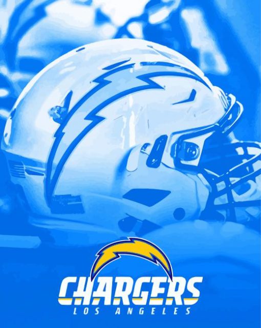 Los Angeles Chargers Poster diamond painting