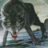 Mad Fenrir Wolf diamond painting