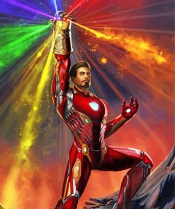 Marvel Iron Man Infinity Stones diamond painting