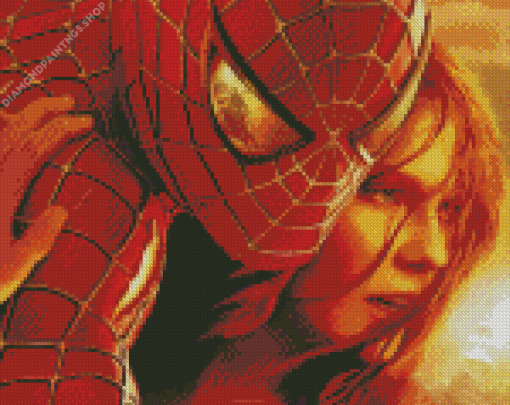 Mary Jane Watson And Spider Man diamond painting
