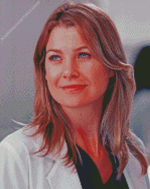 Meredith Grey diamond painting