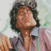 Michael Landon Caricature diamond painting