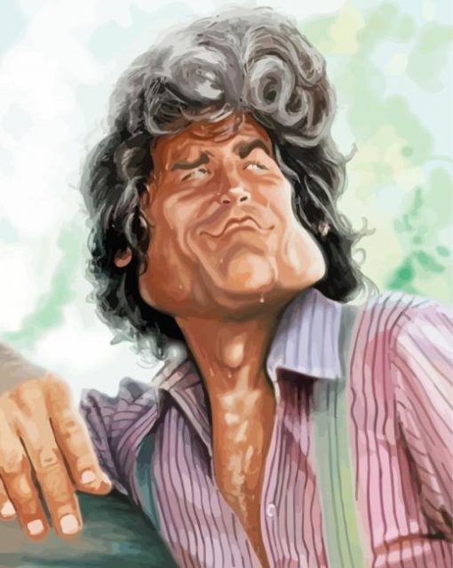 Michael Landon Caricature diamond painting