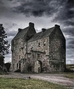 Midhope Castle Scotland diamond painting