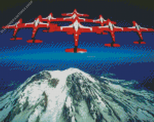 Military Snowbirds diamond painting