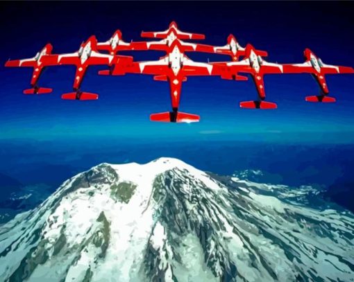 Military Snowbirds diamond painting