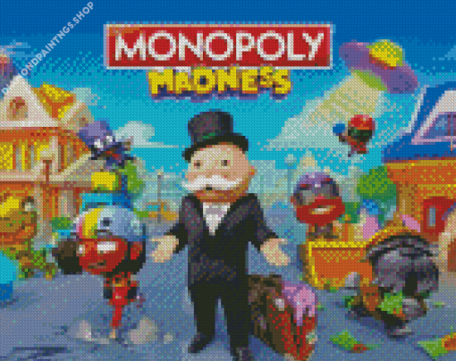 Monopoly Poster diamond painting