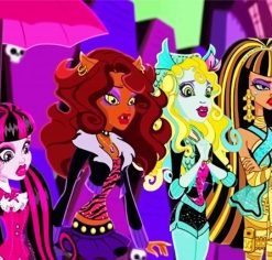 Monster High Characters diamond painting