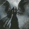 Moonlight Black Angel diamond painting