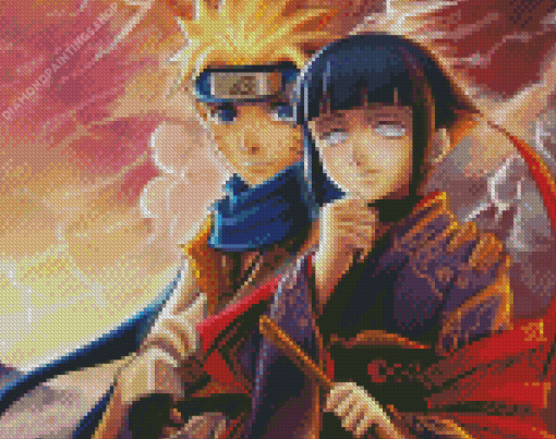 Naruto X Hinata Anime diamond painting