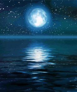 Ocean Stars And Moon diamond painting