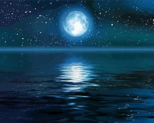 Ocean Stars And Moon diamond painting