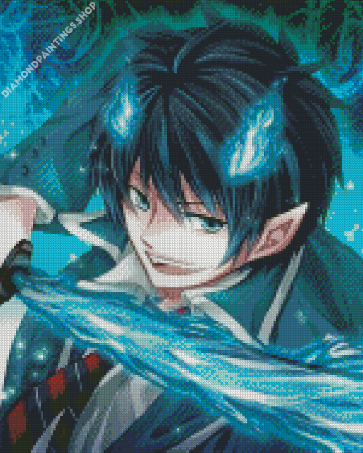 Okumura Blue Exorcist Anime diamond painting
