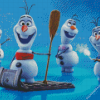 Olaf Frozen diamond painting