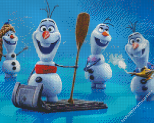 Olaf Frozen diamond painting