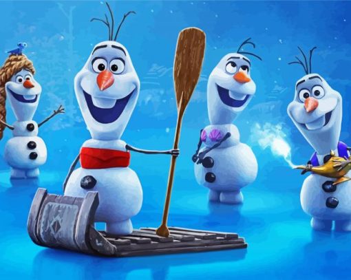 Olaf Frozen diamond painting