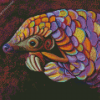 Pangolin diamond painting