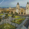 Peru Lima Main Square diamond painting