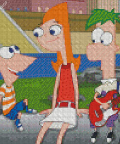 Phineas And Ferb diamond painting