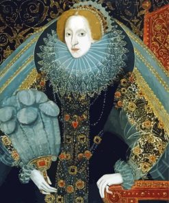 Portrait Catherine Parr diamond painting