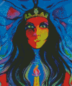 Psychedelic Witch diamond painting