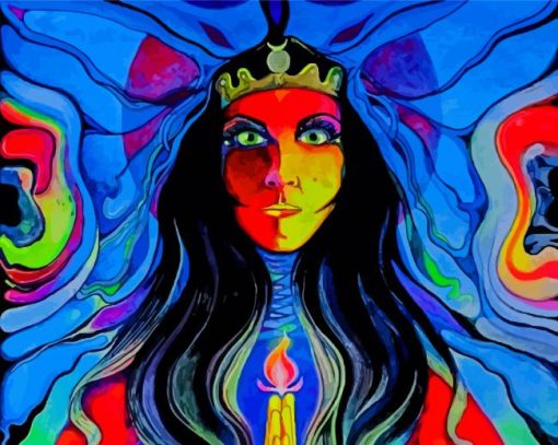 Psychedelic Witch diamond painting