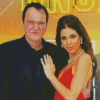 Quentin Tarantino And His Wife diamond painting