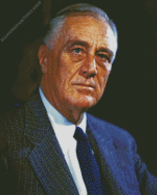 Roosevelt diamond painting