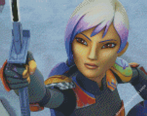 Sabine Wren diamond painting