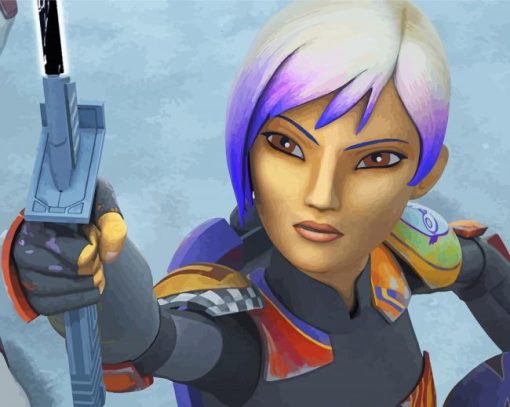 Sabine Wren diamond painting