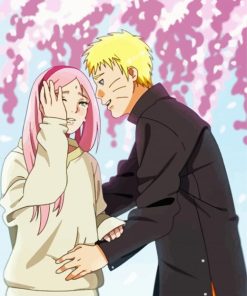 Sakura And Naruto diamond painting