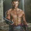 Spartacus Illustration diamond painting