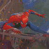 Spider Man At Night diamond painting