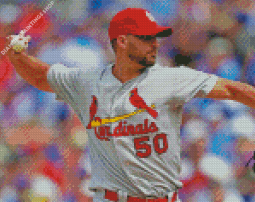 St Louis Cardinals Baseball Player diamond painting