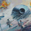 Star Wars Death Star diamond painting