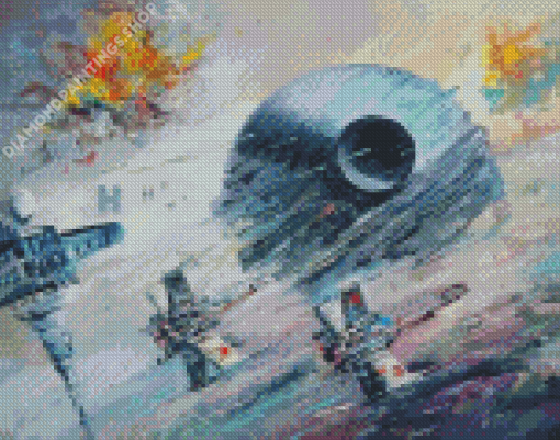 Star Wars Death Star diamond painting