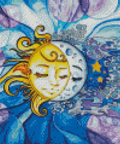 Sun Moon Art diamond painting