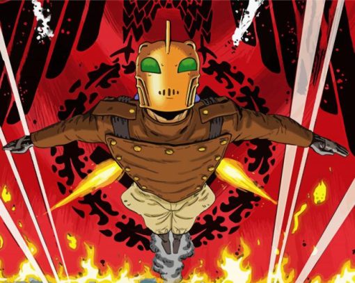 Superhero Rocketeer diamond painting