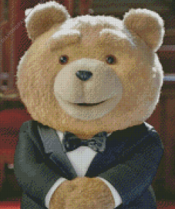 Ted The Bear diamond painting