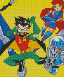 Teen Titans diamond painting