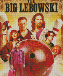 The Big Lebowski Movie Poster diamond painting