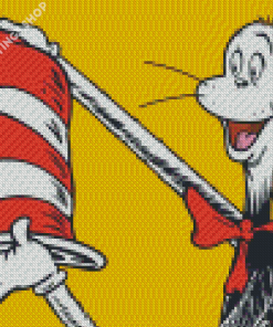 The Cat In The Hat diamond painting