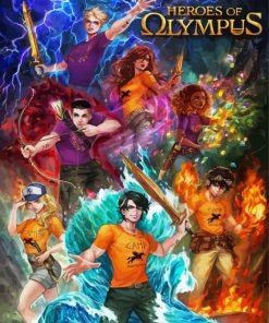 The Heroes Of Olympus Animation diamond painting