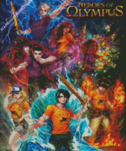 The Heroes Of Olympus Animation diamond painting