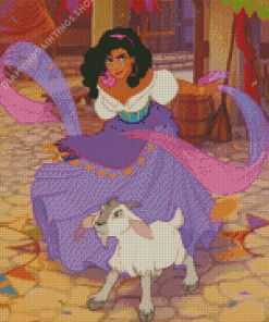 The Hunchback Of Notre Dame Esmeralda diamond painting