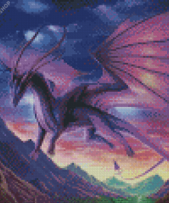 The Purple Dragon diamond painting
