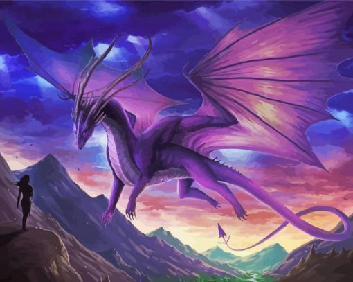 The Purple Dragon diamond painting