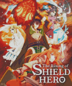 The Rising Of The Shield Hero Anime Poster diamond painting